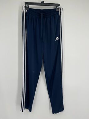 Adidas Men's Large Navy Joggers Track Pants Athleisure Retro Quiet Luxury Y2K